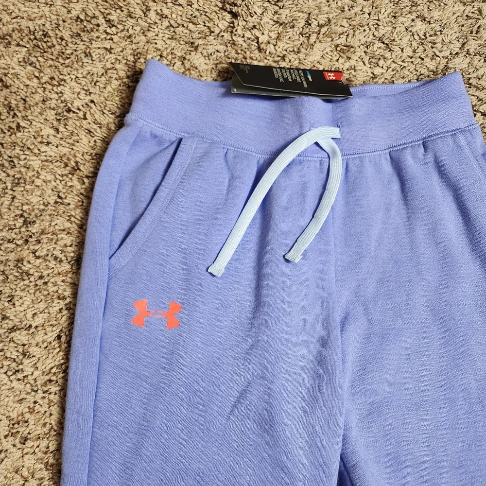 Under Armour Joggers & Jacket Fleece Outfit Girls Youth Medium New